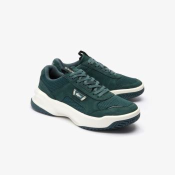 Lacoste Ace Lift Bicolour Leather Sneakers - Tenisky Pánské Tmavě Zelene / Bílé | CZ-i3e88t